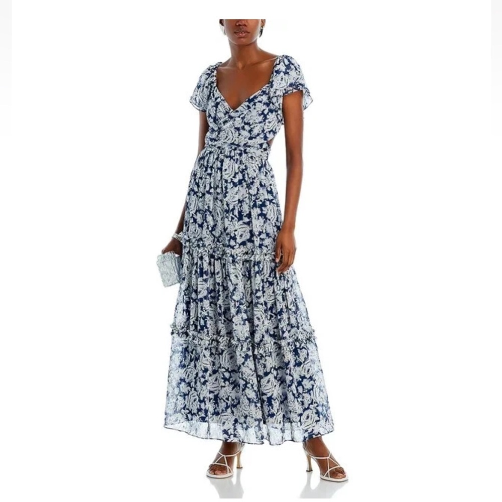 New! Aqua Maxi Dress